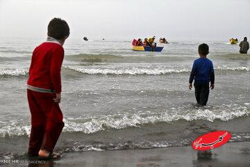 دریای خزر هم خشک می‌شود؟/ عکس