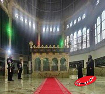 رونمایی از ضریح جدید آستان امامزادگان عینعلی و زینعلی( ع) 