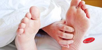 داغی کف پا در شب نشانه چیست؟