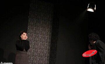 حسن معجونی و نگار عابدی در نقش بانی و کلاید/ عکس