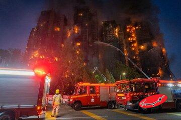 فاجعه در هنگ‌کنگ؛ ۹۴ نفر در آتش سوختند