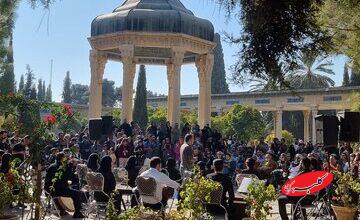 مهمانان جشنواره جهانی فیلم فجر به حافظیه رفتند