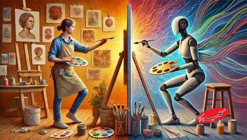 آیا رباتها نقاش میشوند؟/ خلاقیت انسان کجاست؟/ هنر تجسمی زیر ذرهبین فناوری