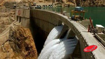 نیروگاه سد کرخه از مدار تولید برق خارج شد