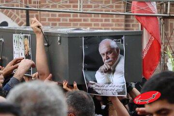 پیکر ناصر مسعودی در جوار میرزا کوچک جنگلی آرام گرفت