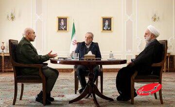 عکس خاص از نشست مشترک سران قوا + تصویر