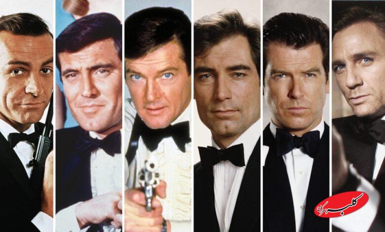 همه بازیگران نقش جیمز باند