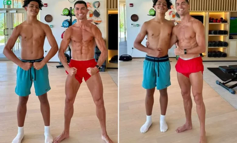 رونالدو و پسرش