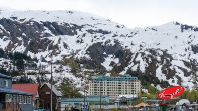 شهر ویتیر در آلاسکا