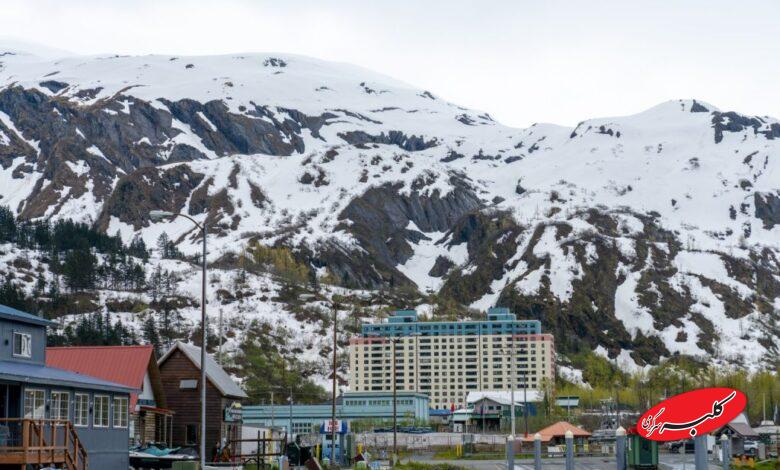 شهر ویتیر در آلاسکا