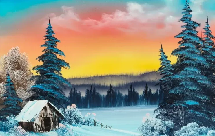 نقاشی باب راس