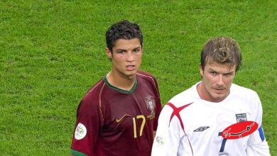 دیوید بکام و کریس رونالدو