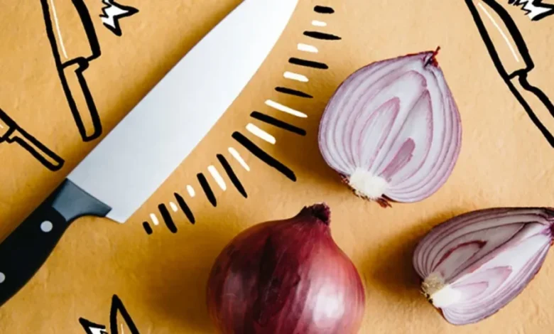 خرد کردن پیاز