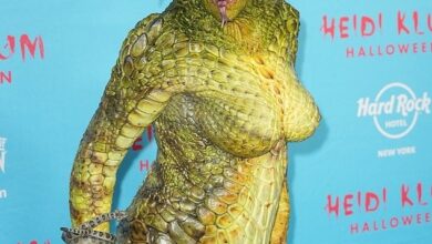 هایدی کلوم در جشن هالووین