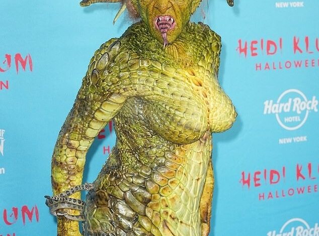 هایدی کلوم در جشن هالووین