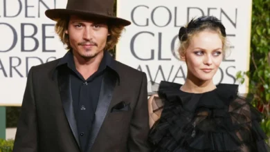 لیلی رز دپ و جانی دپ
