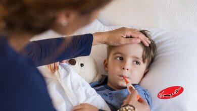 پایین آوردن تب کودک