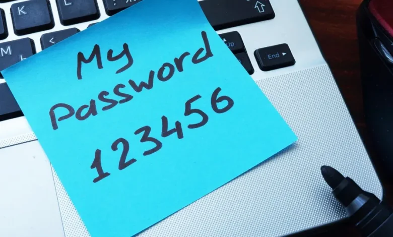 رایجترین گذرواژهها