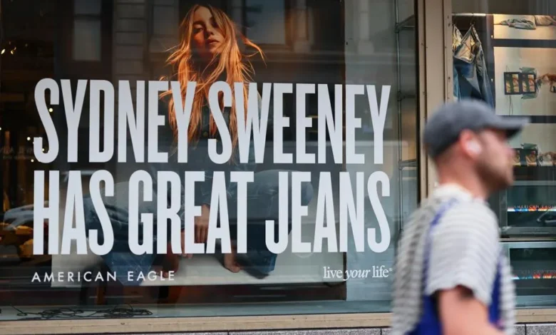 تبلیغ امریکن ایگل سیدنی سوئینی