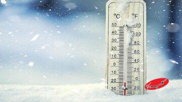 هشدار نارنجی «سرما» برای این ۲۳ استان