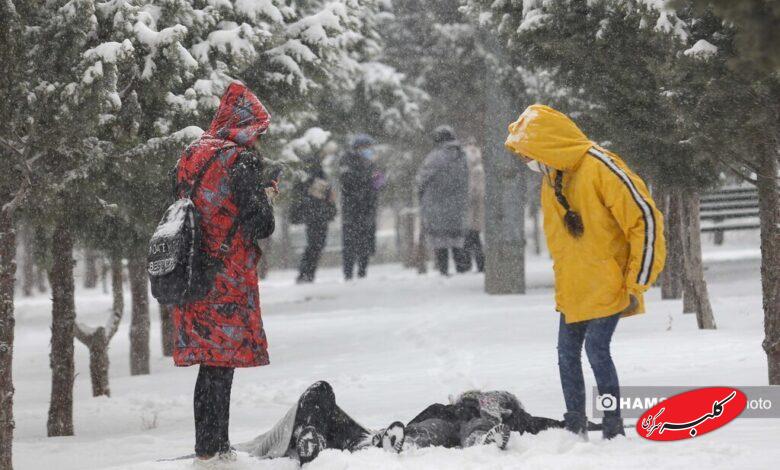 برف سامانه بارشی زمستان