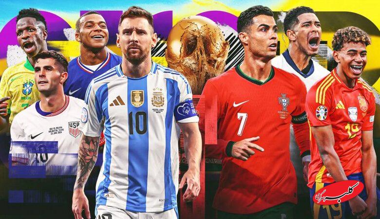 ساعات و مکان تمامی بازیهای جام جهانی ۲۰۲۶ اعلام شد