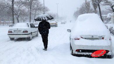بارش برف و باران در تمام ایران به جز این ۲ استان/ صدور هشدار قرمز