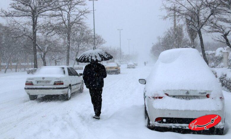 چشم تهرانیها به برف روشن میشود +نقشه