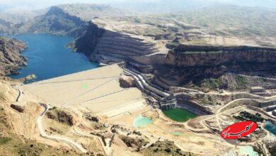 جاری شدن آب یک رودخانه به سمت سد مهم و بزرگ ایران