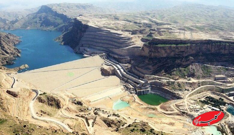 جاری شدن آب یک رودخانه به سمت سد مهم و بزرگ ایران