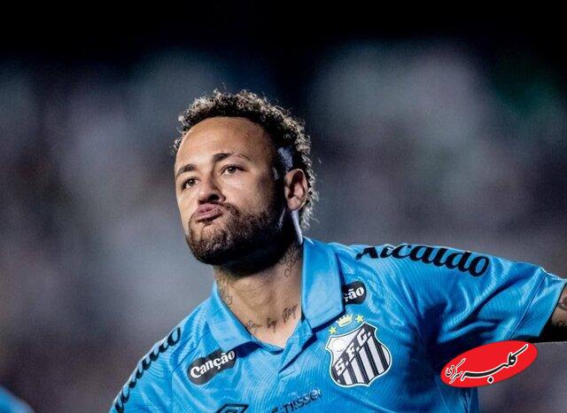 هتتریک نیمار برای سانتوس با پای مصدوم