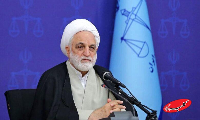 اژهای: قوانین فعلی اجازه تشکیل علنی برخی دادگاهها را نمیدهد +ویدیو