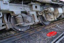 ویدیو| خطر از بیخ گوش مردم گذشت؛ خروج قطار از ریل در هشتگرد!