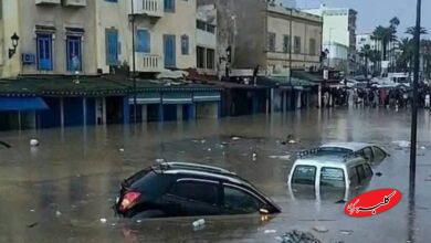 قطار خودروهای غرق شده در مراکش با ۲۱ کشته را ببینید! +ویدیو