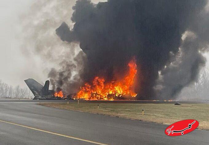 لحظه سقوط هواپیما در کارولینا و کشتهشدن همه سرنشینان! +ویدیو