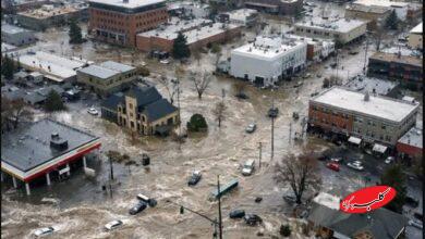 مردم امروز با قایق به خیابان آمدند +ویدیو