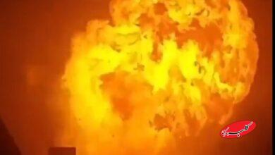 کامیون گاز مایع وسط بزرگراه تصادف کرد و منفجر شد! +ویدیو