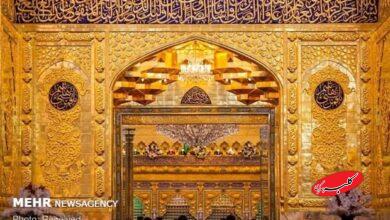 ایوان طلای نجف به مناسبت ولادت امیرالمومنین (ع) رونمایی میشود