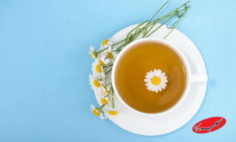 دمنوش بابونه و عسل - Chamomile and honey tea