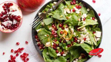 اسفناج و انار