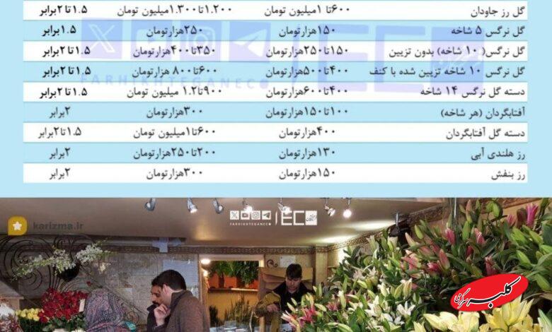 قیمت گل روز مادر