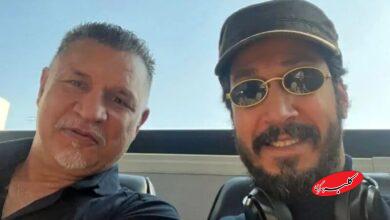 عکس یادگاری بهرام افشاری با علی دایی