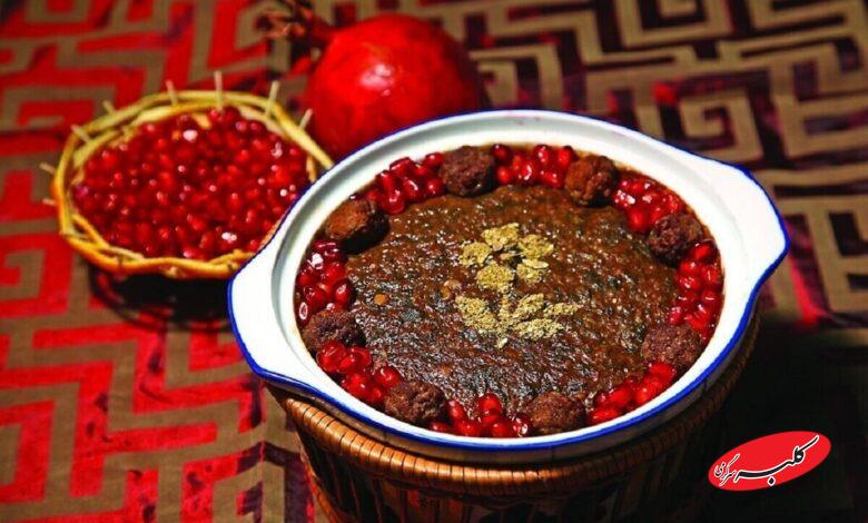 طرز تهیه آش انار ساده