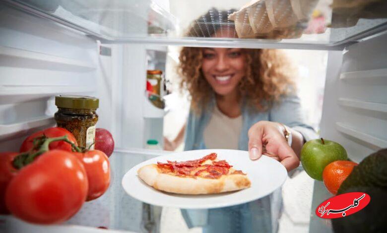 پیتزا در یخچال