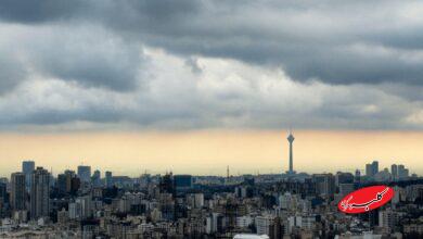 ابرها تهران- آسمان تهران