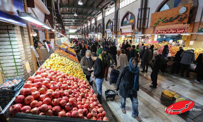 بازار میوه و تره بار جلال آل احمد در آستانه شب یلدا