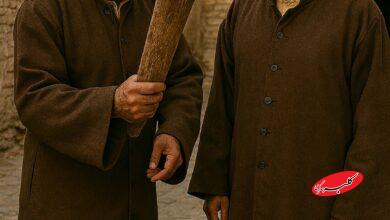 چوب تو آستین کردن