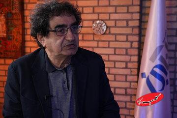 بهرام بیضایی، داریوش مهرجویی، فریدون صدیقی و جمشید گرگین در یک قاب