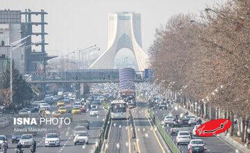 کیفیت هوای تهران در اولین روز هفته اعلام شد