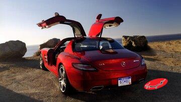 مرسدس بنز با یک انفجار جادو میکند/ نجات باورنکردنی جان راننده